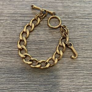 Juicy Couture Chunky Chain Charm Bracelet